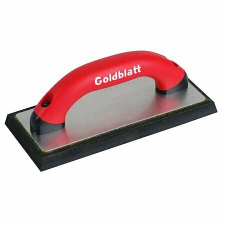 GOLDBLATT Molded Rubber Concrete Float, 9 in. x 4 in. G06964